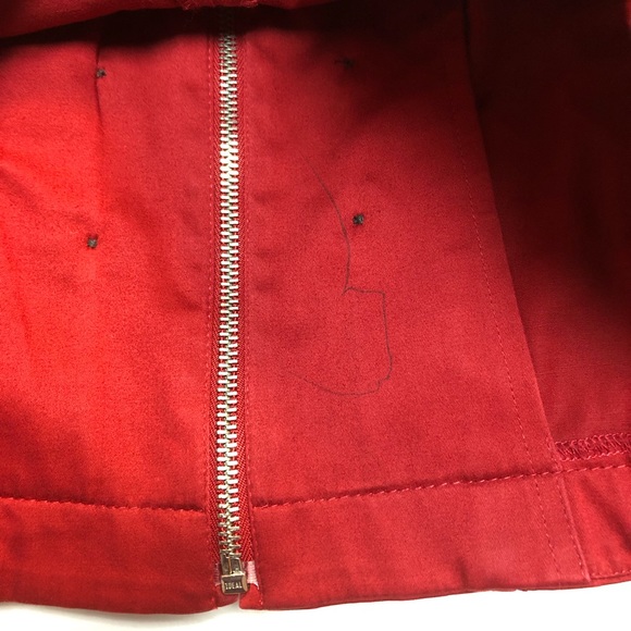 SOLD White House Black Market Red Military Blazer - Picture 4 of 7